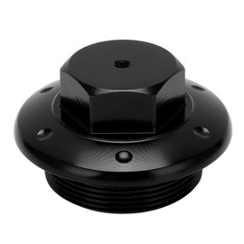 Motorcycle Oil Pan Drain Screw Aluminium Alloy Replacement for Vespa Spring 150 Gts300 GtvBlack