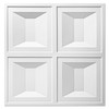 Art3d Drop Ceiling Tiles 24x24, 12 Sheets PVC Decorative Glue