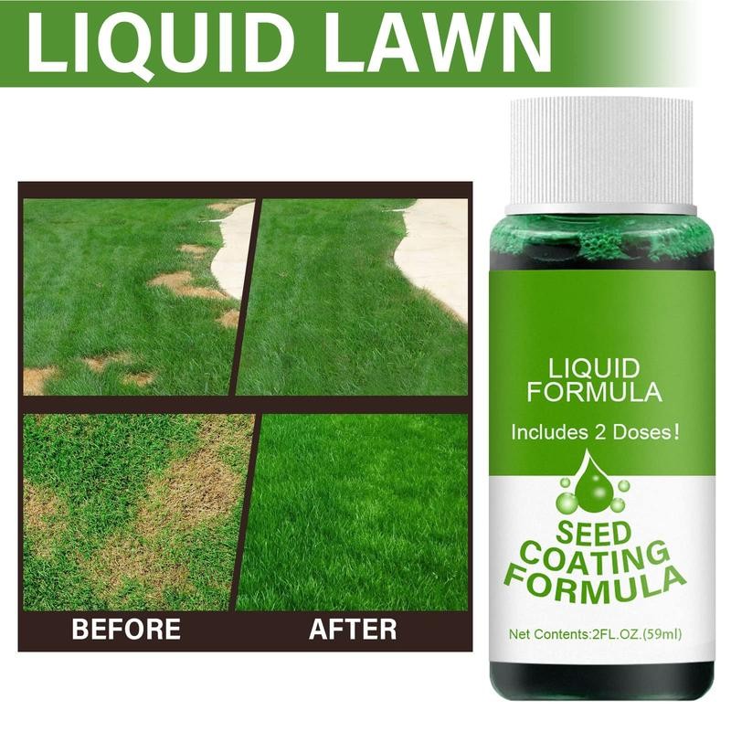Lawn Liquid Grass Seed Spray Liquid Formula - Quantity: 6
