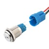 DriSentri Horn Button Switch, 16mm Momentary Push Button Switch, 12V