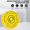 YUEARN Brake Fluid Cap, Brake Master Cylinder Reservoir Cap Replacement