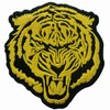 ZEGIN The Roaring Golden Tiger Embroidered Badge Patch Iron or