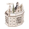Small foot Advent calendar with pyramid.
