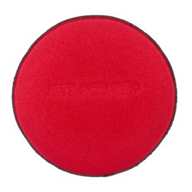 Jetz Scrubz Fashionable Scratch-Free Round Kitchen Scrubber Sponge (1-Pack, Red)