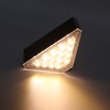 2 Set Solar Step Lights Triangle Solar Stair Light IP68