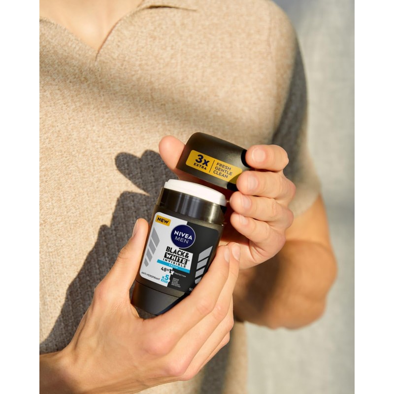 Nivea Antiperspirant Pen Black & White Fresh, 50 ml