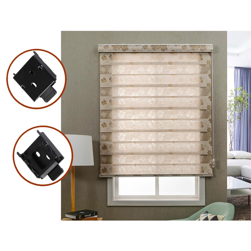 4 PCS Mountings Brackets Universal Roller Shade Hardware Roller Shade