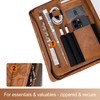 Link Luck Portfolio Organizer - 3 Ring Binder with Zipper,