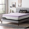 LUCID 4 Inch Lavender Infused Memory Foam Mattress Topper-Ventilated Design-King