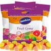 Sweetzo Sunkist Fruit Gems, Fruity Pectin Flavored Chewy Candies, Orange,