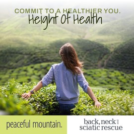 Peaceful Mountain Back, Neck and Sciatic Rescue - for back and leg discomfort - 2oz