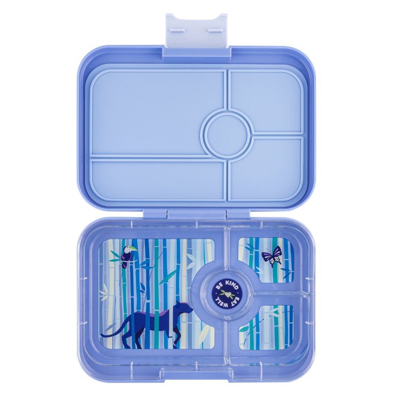 Yumbox Lunch Box Tapas 4 Compartment, Seville Purple (Rainbow)