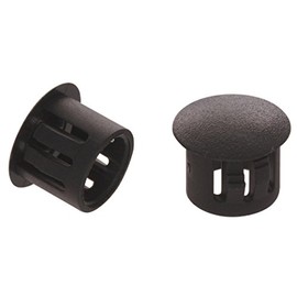 The Hillman Group 58138 3/4-Inch Black Nylon Hole Plug, 10-Pack