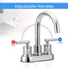 VXV Bathroom Faucet 4 Inch 2 Handle Centerset Sink Faucet