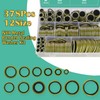 XBVV 378 Pcs NBR Metal Bonded Sealing Washer Assortment Kit