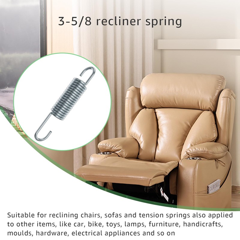 LCMLA 3-5/8 inch Replacement Recliner Chair Mechanism Furniture Tension Springs