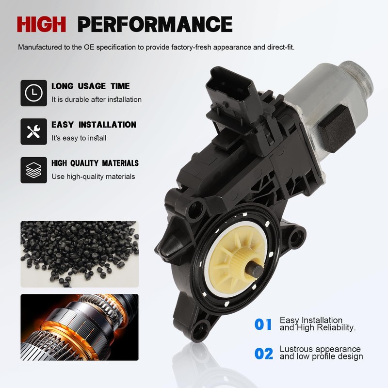 Taesayl Front Left Power Window Motor for Ioniq 2017-2022 82450-G2020