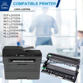 DR730 DR-730 Drum Unit Compatible 1 Pack (NOT Toner) DR730 DR 730 Black Replacement for Brother DR730 for Brother DCP-L2550DW MFC-L2710DW L2750DW L2750DWXL HL-L2350DW L2370DW L2390DW L2395DW Printer