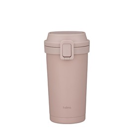CBJAPAN 400 holms Water Bottle Tumbler, 13.5 fl oz (400 ml), Smoke Pink, Dishwasher Safe, One-touch Opening/Closing Type, Vacuum Insulated, 2-Layer Construction, One-Touch Tumbler
