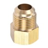 Recogwood Brass Pipe Fitting, 5/8 SAE Male Thread, 1/2 SAE