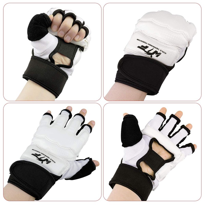 LangRay Punch Bag Training Gloves, Taekwondo Karate Gloves for Sparring