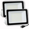 UFOND 10000 Lumens LED Flood Lights,100W Outdoor Waterproof Floodlights, Lighting