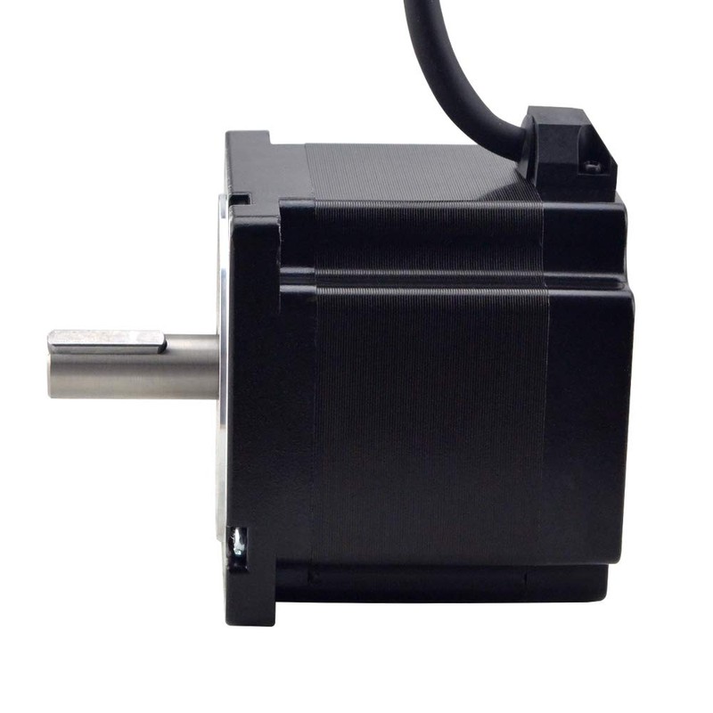 STEPPERONLINE Nema 34 Stepper Motor 4.8Nm(679.87oz.in) 6.0A 14mm Key-Way Shaft
