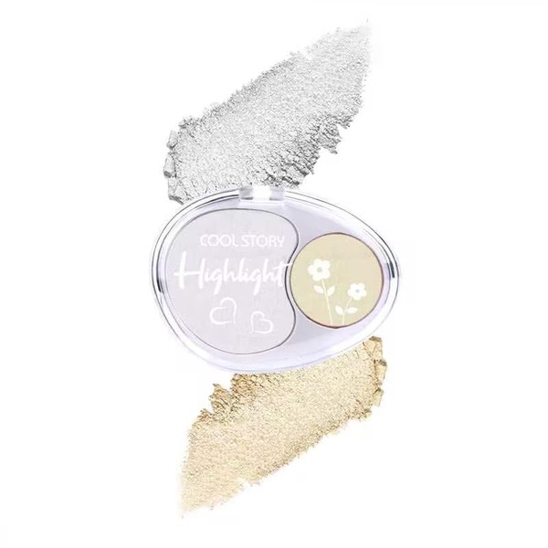 Face High Lighters Makeup Glitter Illuminator Pressed Powder Luminizers Eyeshadow
