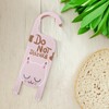 TEHAUX Cat Design Double Sided Welcome Please Knock Do Not