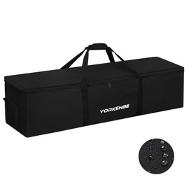 Yorkenbe 2 Packs 106L 45" Heavy Duty Extra Large Duffel Bag, Water Resistant Sports Equipment Bag with Upgrade Zipper, Tent Bag Replacement with Large Mouth and Padded Handles (2)