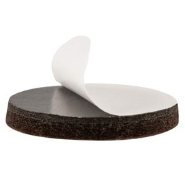 SOFTTOUCH 4758595N Heavy Duty 1-1/2 Inch Felt Furniture Pads to Protect Hardwood Floors from Scratches, Brown, 48 Count