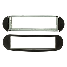tomzz Audio 2457-046 Radio Fascia Metal Slot Compatible with VW New Beetle 1998 to 2011 Black