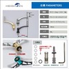 HEIGHTEN HT05401 2.2 inches (56 mm) Reel Handle (No Knobs)