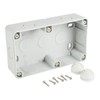 Double Gang Weatherproof 2 x 3 Pin UK Power Socket
