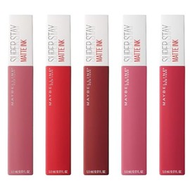 Maybelline 5 pack labiales liquidos matte larga duracion superstay matte maybelline - Producto Original de Alta Calidad, Entrega Rápida y Segura, Gara