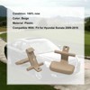 RYANSTAR RACING 2pcs Beige Center Console Armrest Upper & Lower
