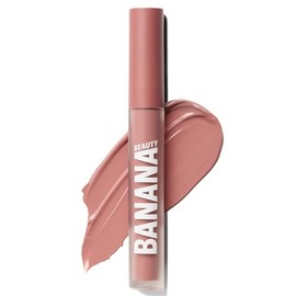 Banana Beauty Semi Matte Xoxo Liquid Lipstick with 10 Hours Hold - Lipstick for Full Lips - Protection Against Drying Out & Intense Volume - Matte Lipstick with Dusky Pink Undertone