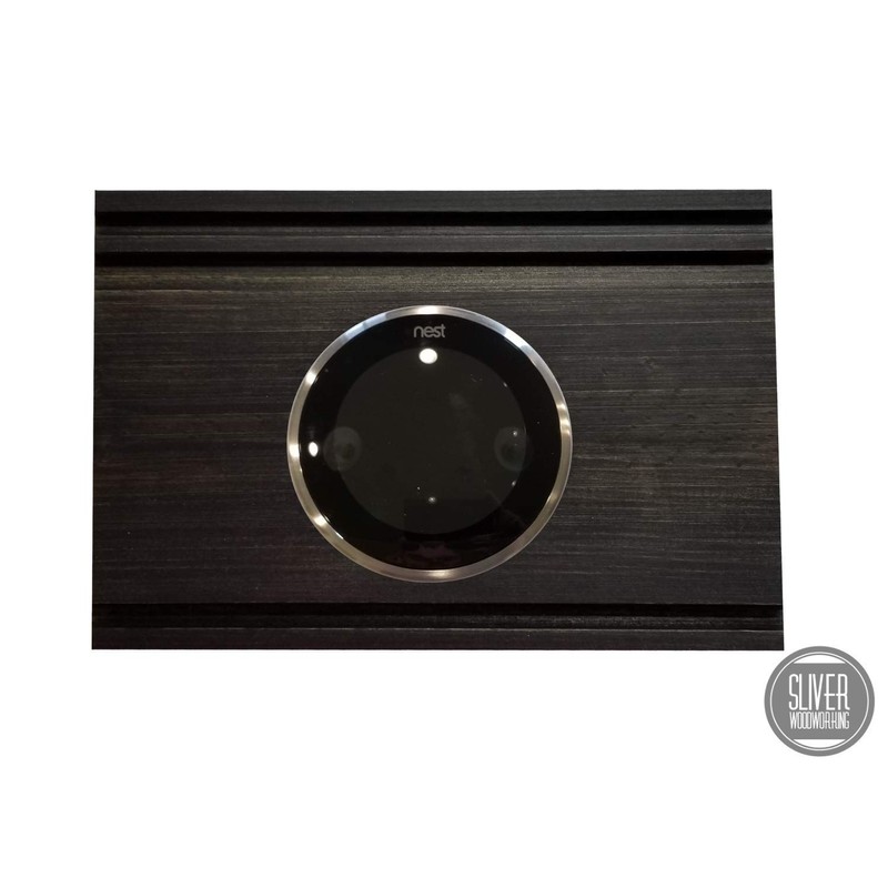 Black Nest Thermostat Wall Plate 6" x 9" - Decorative
