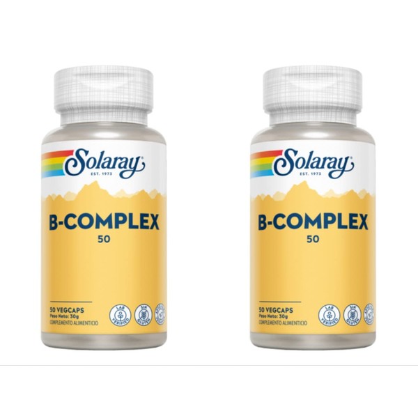 B Complex 50-50 Vegetable Capsules (Pack of 2)