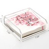 Napkin Holder for Table, 7"x7" Clear Acrylic Luncheon Napkin Holder