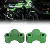 Pair Motorcycle Handlebar Clamp Riser 30mm Height CNC Aluminum Alloy