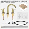 PARLOS 2-Handle Widespread 8 inch Bathroom Sink Faucet 3 Hole