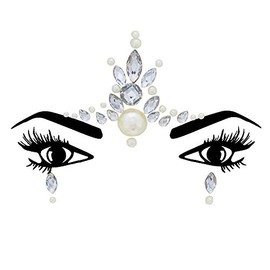 Zac's Alter Ego Crystal Stone & Pearl Face Gems/Jewels - Festival Body Art