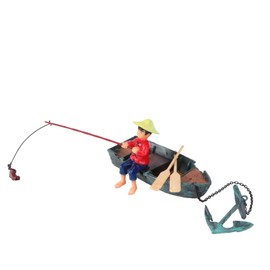 ORFOFE 1pc Aquarium Ornaments Fish Tank Moving Treasure Chest Reptile Hide Vessel Sink Fish Tank Glass Cave Large Decor Fish Tank Fisherman Ornament Inflator Goldfish Bowl Plastic