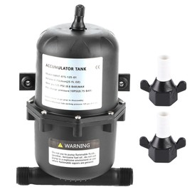 Accumulator Pressure Tank Water Pump Flow Control 0.75 L 125PSI Waterproof for Marine RV Boat