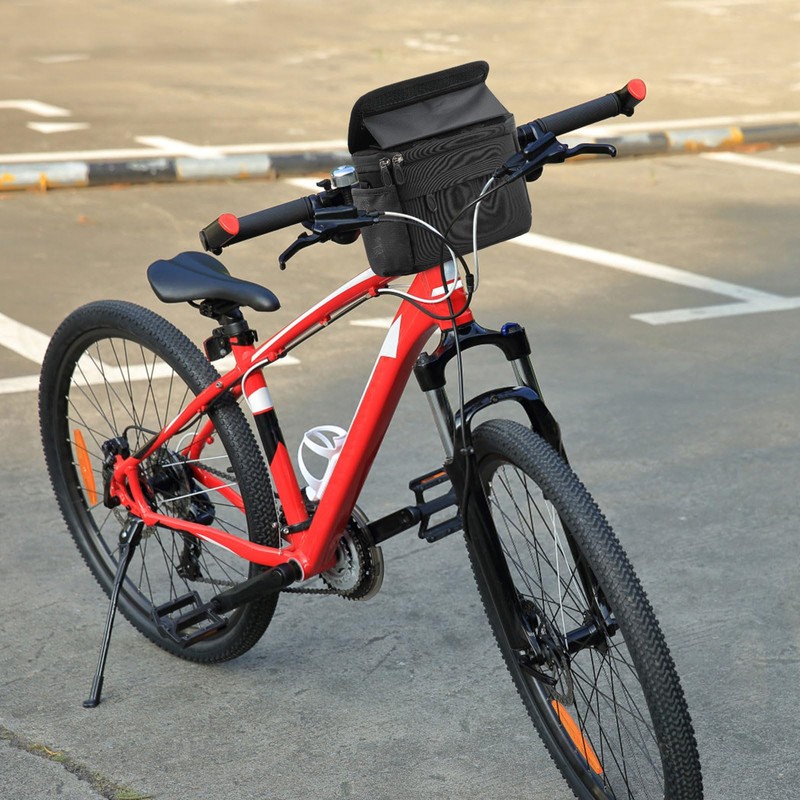 Granvoo Bicycle Bag 4L, Handlebar Bag Bicycle Waterproof Bicycle Basket