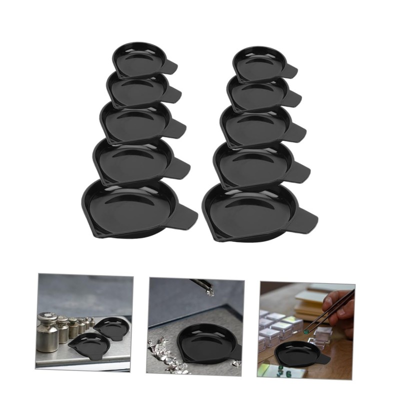 Cabilock 2 Sets Electronic Weighing Disc, Weighing Tray, Digital Scale,