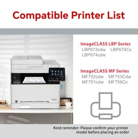 069H /069 Black Toner Cartridges High Yield MF753Cdw Compatible for Canon 069H 069 Toners Work with MF753Cdw MF751Cdw LBP674Cdw LBP674Cx MF752Cdw MF756Cx |069H Black Toner,2 Pack with Chip