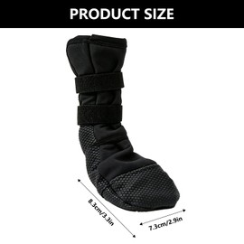 Benaewa Dog Socks for Injured Paws Waterproof, Breathable Recovery Dog Shoes for Bandages, Healing(M)