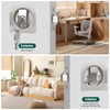 Square Pocket Door Lock, Satin Nickel Pocket Door Hardware, Sliding